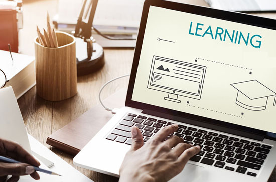 afbeelding ter illustratie van E-learning